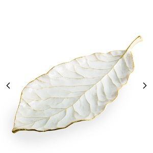 Michael Aram Winter Leaves Magnolia Dish NEW IN BOX